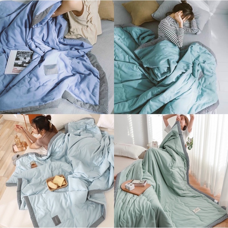 Chăn Hè Đũi ZARA HOME Nhập Khẩu_Chăn Hè Trần Mỏng Siêu Mát Mịn 2mx2m3