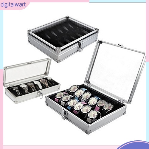 Hộp nhôm 6 / 12 ngăn trưng bày trang sức