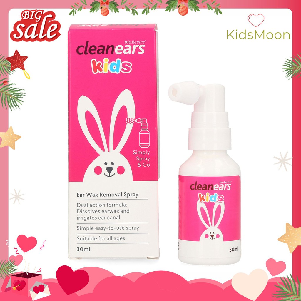 Xịt tan ráy tai Cleanears Kid 30ml