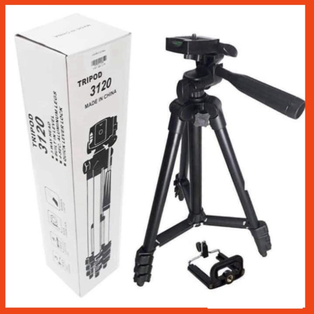 Gậy Chụp Ảnh 3 Chân livestream.Gậy Chụp Hình Tripod  3120, Loại Tốt (Cam Kết Chất Lượng).PKCH8886