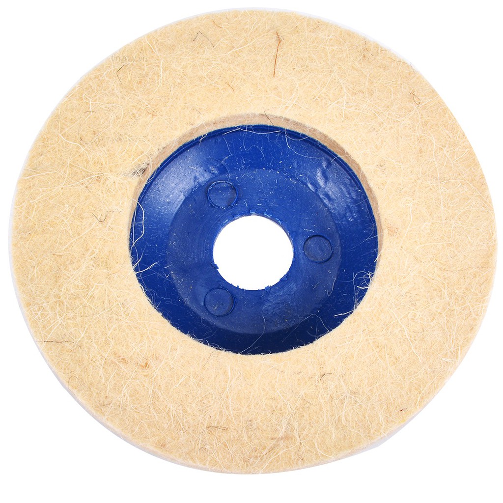 3pcs 100mm 4inch Wool Buffing Grinding Wheel Felt Polishing Discs Pads Set Blue
