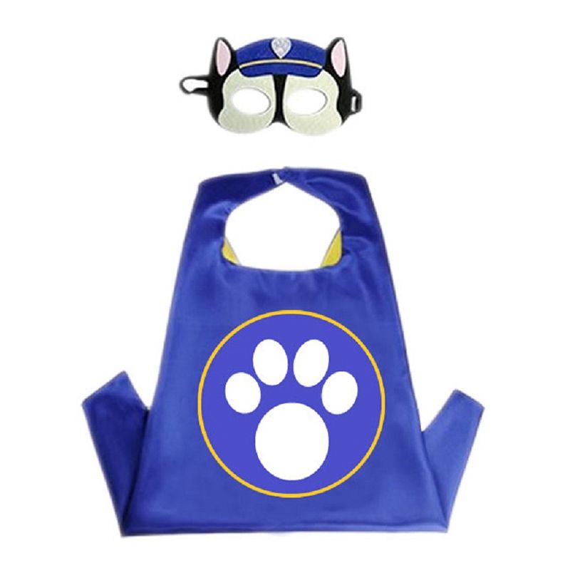 Newest 2Pcs set Paw Patrol Toys Set Mask Cape Cloak Cosplay Cartoon Puppy Patrol Gifts