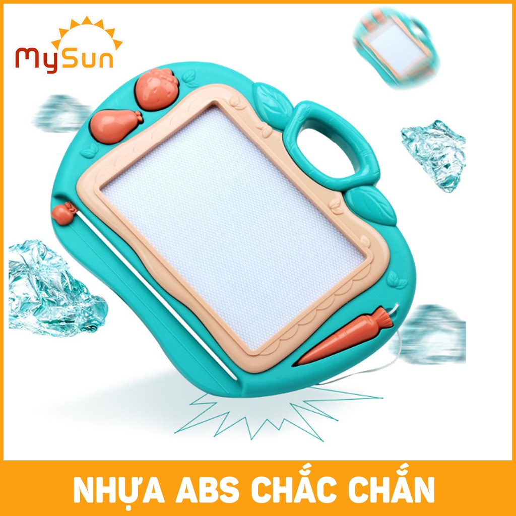 Bảng vẽ nam châm từ tính TỰ XÓA cho bé thông minh điện tử có chân bàn đa năng MySun