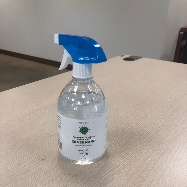 Xịt kháng khuẩn nano bạc 600ml