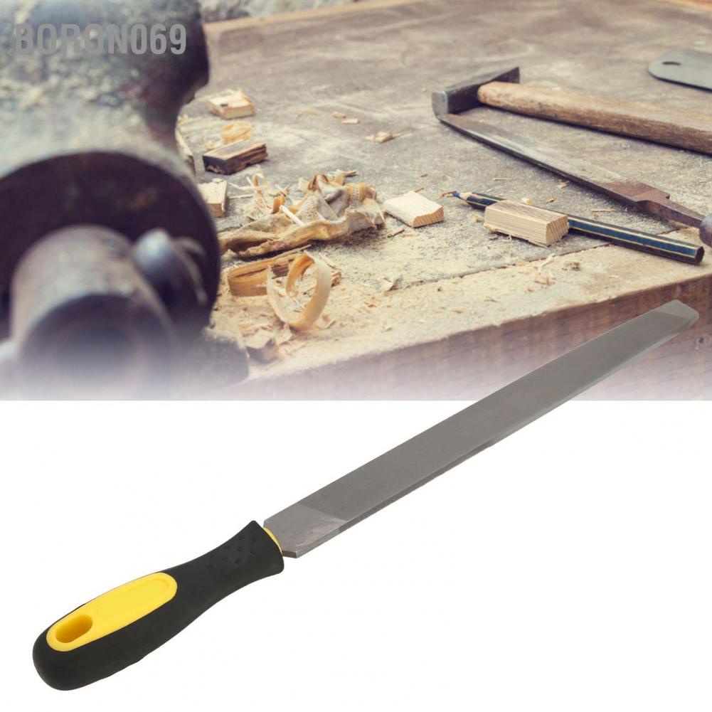Boron069 Mài giũa T12 Dụng cụ bằng thép Dũa dao có độ cứng mạnh với tay cầm chống trư