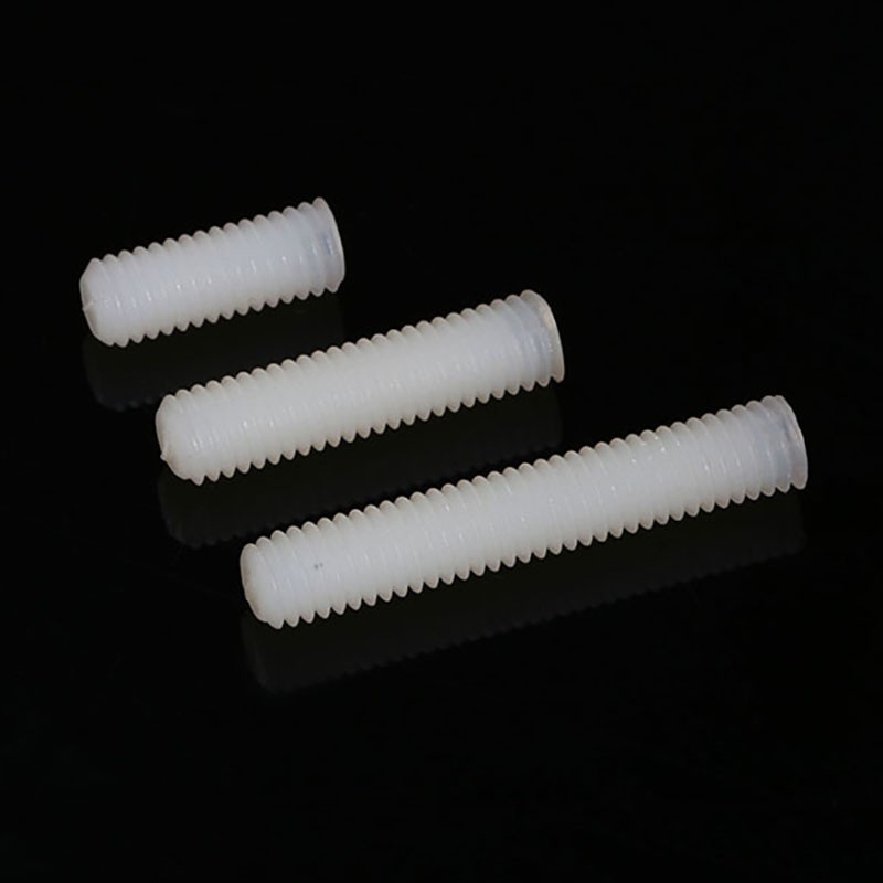 Set 10/ 20/ 30 bu lông nhựa trắng M3 M4 M5 M6