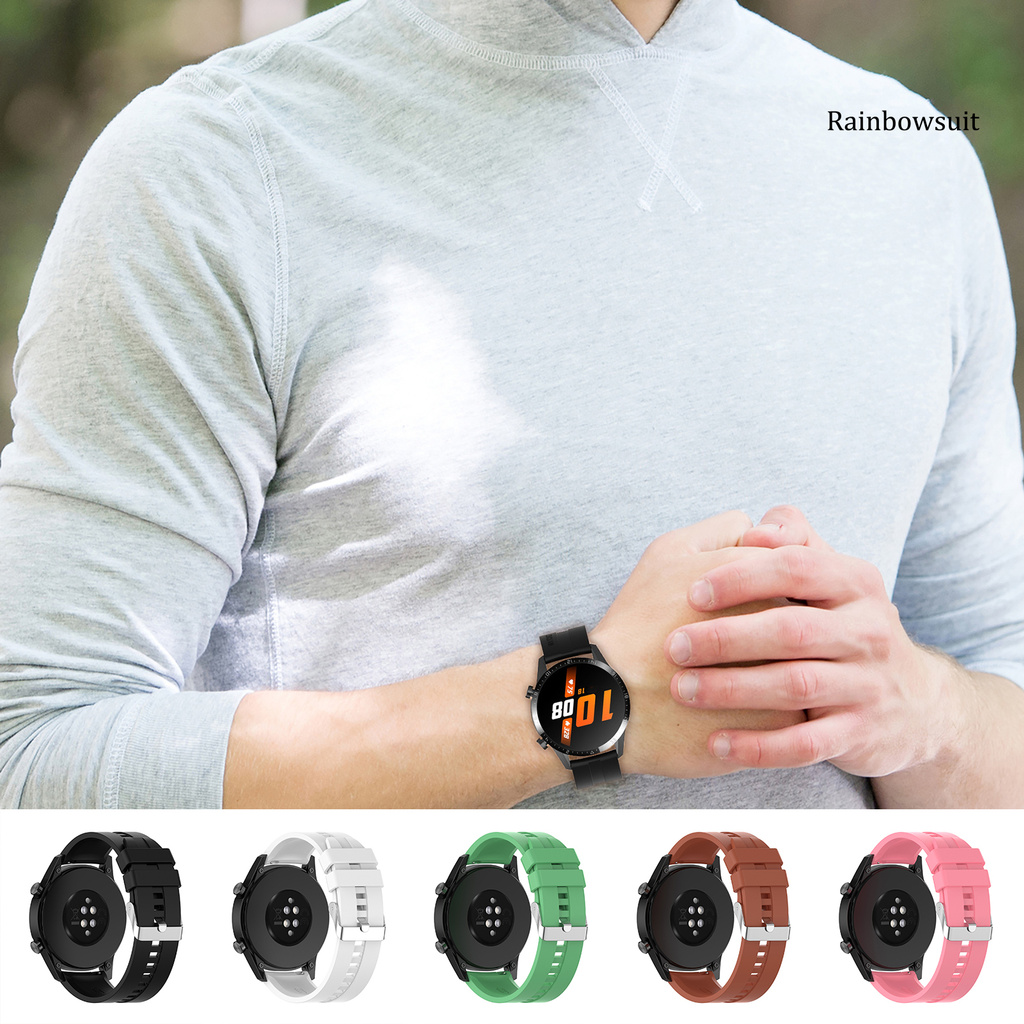 Dây Đeo Silicone Mềm Thoải Mái Cho Đồng Hồ Thông Minh Huawei Gt2 Pro / Gt 2e / Gt / Gt2 22mm