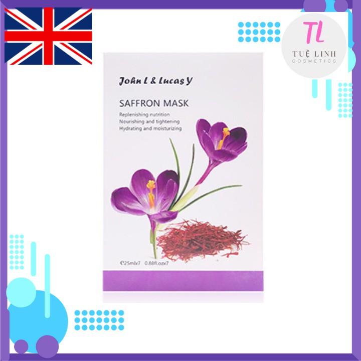 Mặt nạ mờ nám trắng da dưỡng ẩm nhụy hoa nghệ tây SAFFRON MASK TL Cosmetics