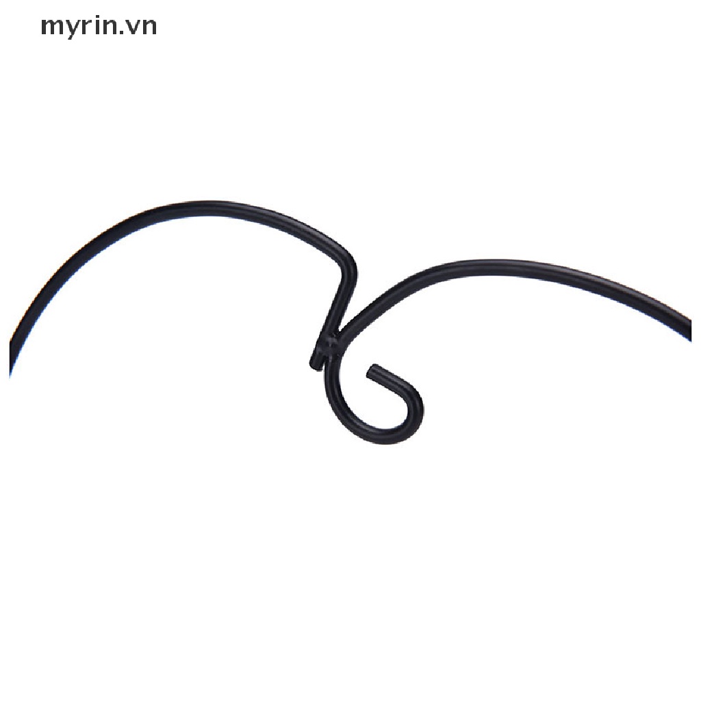 Giá Đỡ Bình Hoa / Thủy Tinh Hình Trái Tim Bằng Sắt Màu Đen