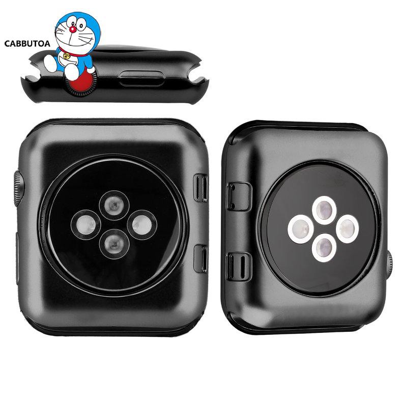 Ốp Nhựa Tpu Mạ Điện Bảo Vệ Mặt Đồng Hồ Thông Minh Apple Watch