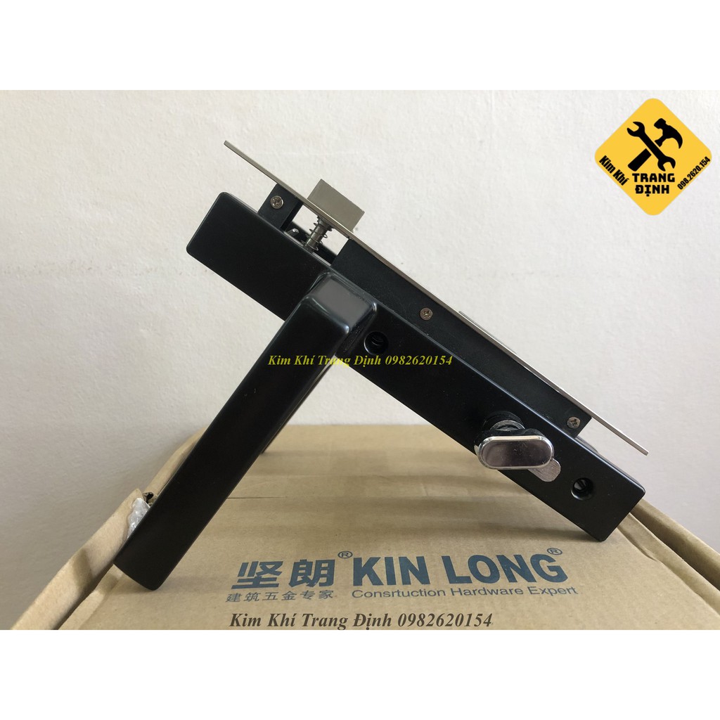 [Màu đen] Khóa Cửa Nhôm Hệ Golking 4500, AG, Kinlong