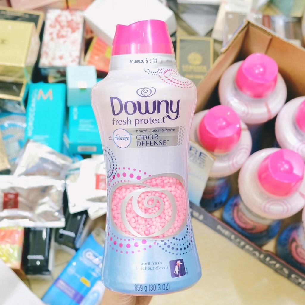 Viên xả vải Downy Mỹ màu hồng 859g và 1.06kg