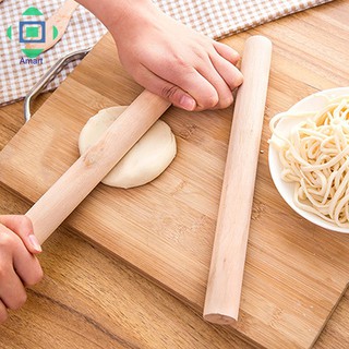 Thanh lăn bột làm bánh bằng gỗ tự nhiên 11" tiện dụng