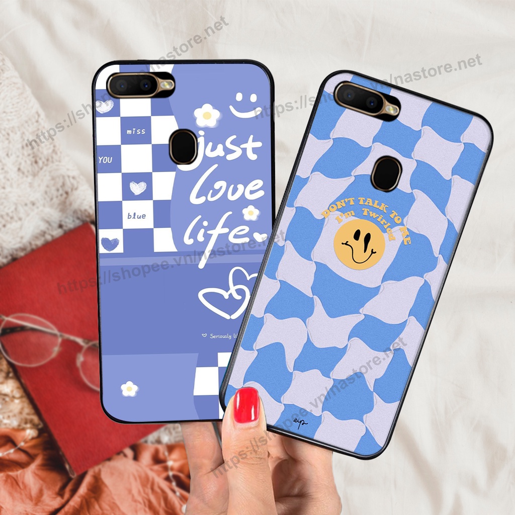 Ốp lưng Oppo A5s / A7 / F9 / A12 / Realme 2 Pro trái tim hình gấu cute cá tính, giá rẻ, cực bền