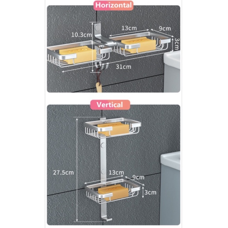 Giá Đỡ Xà Phòng Gắn Tường Tiện Dụng Cho Phòng Tắm