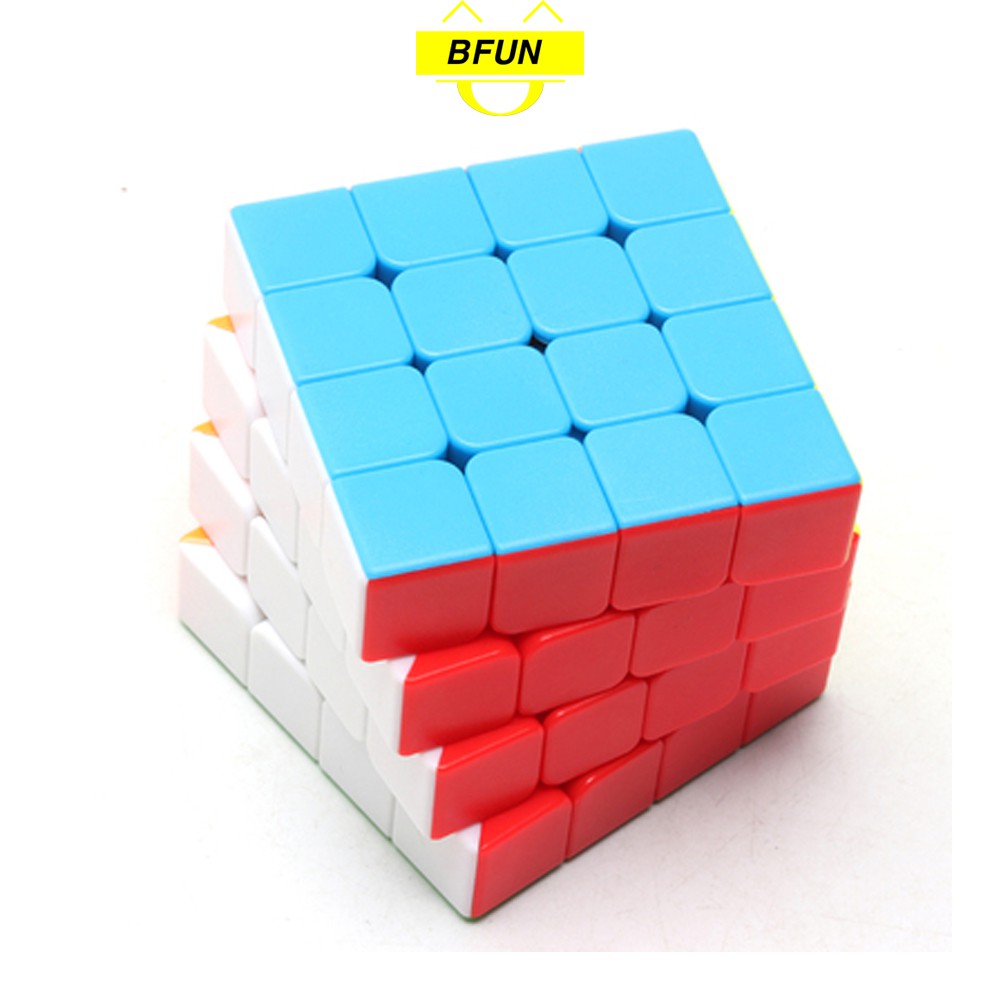 RUBIK 4X4 Không Viền Nhiều Màu - Cục Rubik Cao Cấp Trơn Mượt Giá Rẻ - Đồ Chơi Trẻ Em BFUN