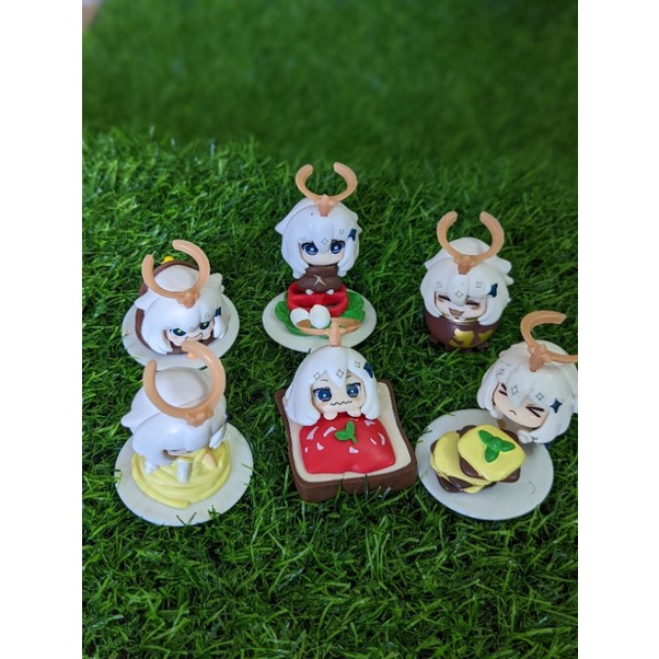 Mô hình nhân vật Paimon genshin Impact bộ 6 chiếc Fullbox Paimon Thức ăn dự trữ chibi