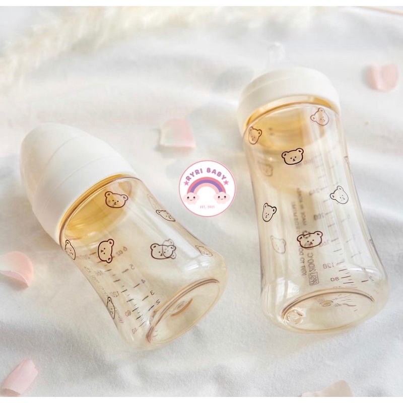 (chính hãng) BÌNH SỮA GẤU ĐEN DOTTODOT 300ML