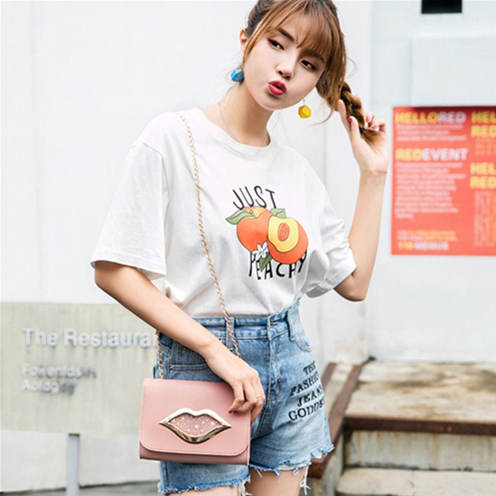 Túi Đeo Chéo Đựng Điện Thoại Hình Đôi Môi Ngộ Nghĩnh