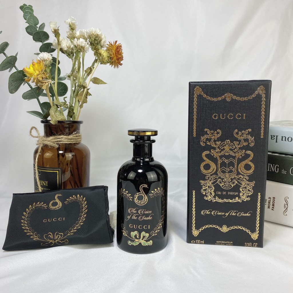 Gucci Ceramic Alchemist Garden Black Bottle Snake Sound "Snake Mystery" Perfume 100ml