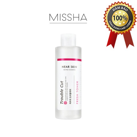 Nước Hoa Hồng Cho Da Mụn [Missha] Near Skin Trouble Cut Fresh Toner 200ml