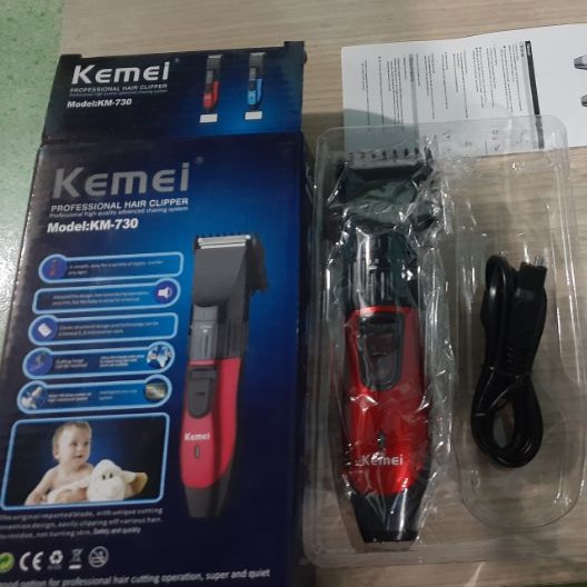 Tông Đơ Cắt Tóc Sạc Điện Kemei Km-730 chính hãng | Lahome Mart