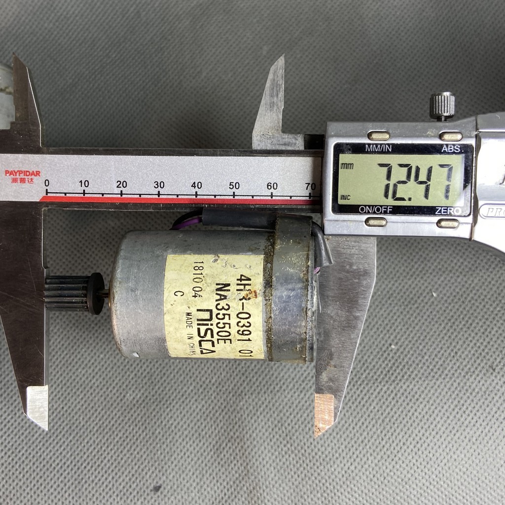 MOTOR NISCA 24V 1A 5700 RPM. NA3550E. TUA KHỎE
