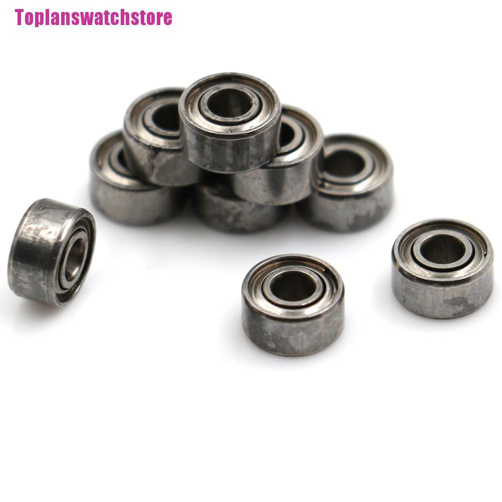 (TOPL) Bộ 10 Vòng Bi Chính Xác 2 * 5 * 2.5mm MR52ZZ Cho Con Quay Đồ Chơi Spinner