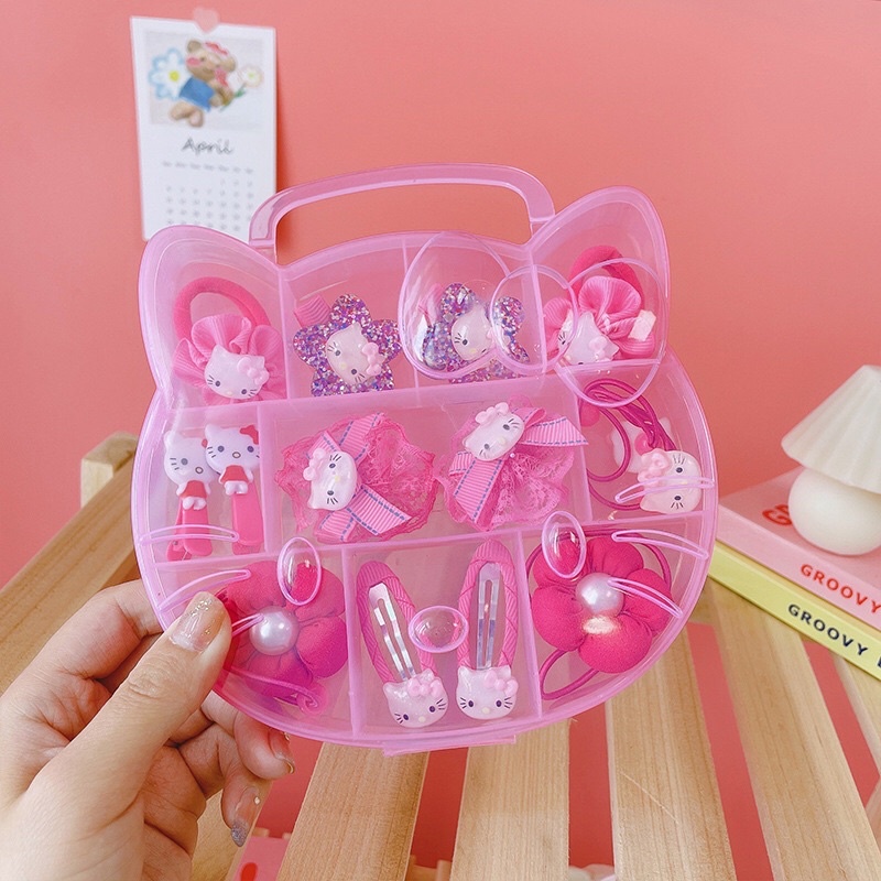 Hộp phụ kiện trang điểm cho bé gái
