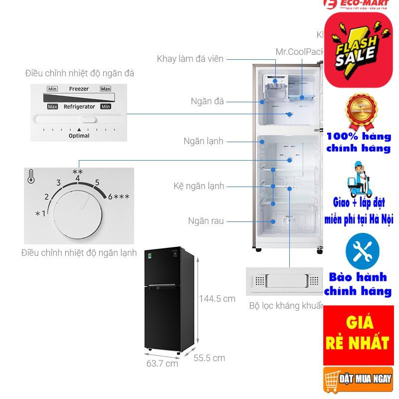 RT20HAR8DBU/SV Tủ lạnh Samsung Inverter 208 lít RT20HAR8DBU/SV (Miễn phí giao tại HCM-ngoài tỉnh liên hệ shop)