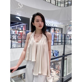 Áo vạt lệch thời trang DORIS V566