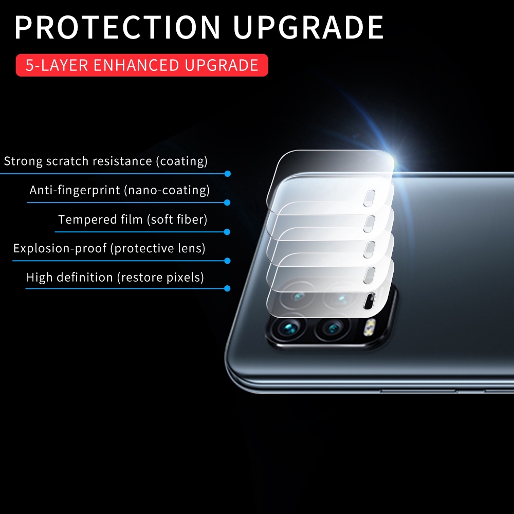 Kính Cường Lực bảo vệ camera điện thoại Xiaomi Mi 11 Note 10 Lite Pro 5G