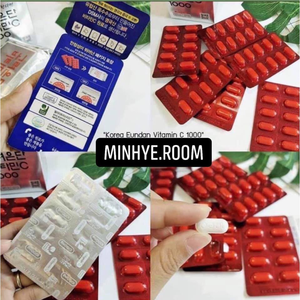 Viên Uống Vitamin C Eundan Số 1 Tại Hàn Quốc Trắng Da Chống Nắng Giảm Rụng Tóc Sản Sinh Collagen Trẻ Hóa Da | BigBuy360 - bigbuy360.vn