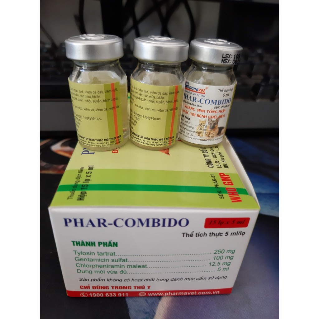 Phar- Combido- Đ.ặc t.rị b.ệnh chó, mèo