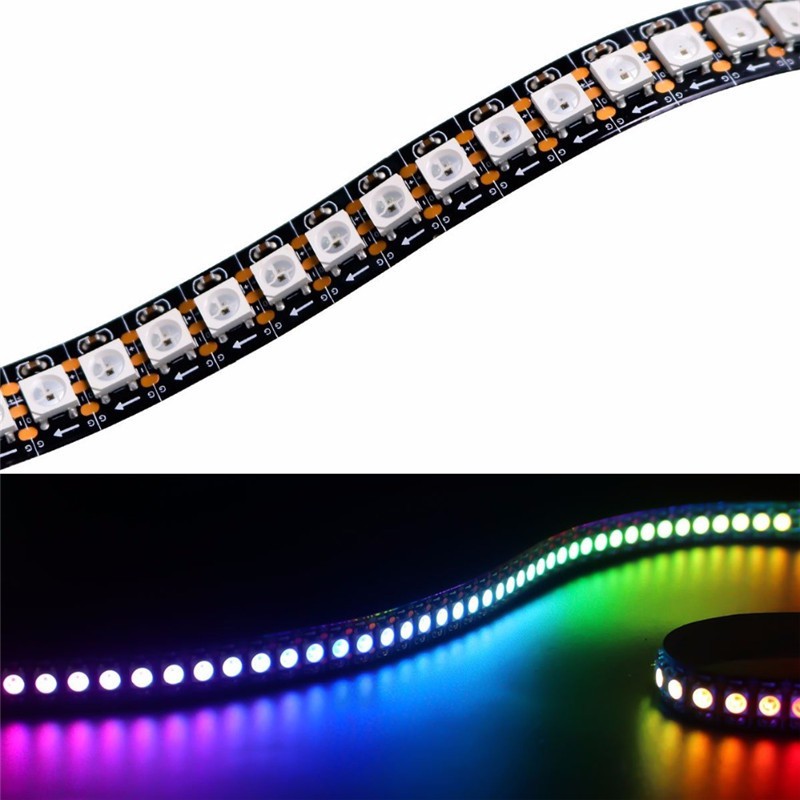LED DÁN WS2812B FULL MÀU 144LED 1 MÉT | BigBuy360 - bigbuy360.vn