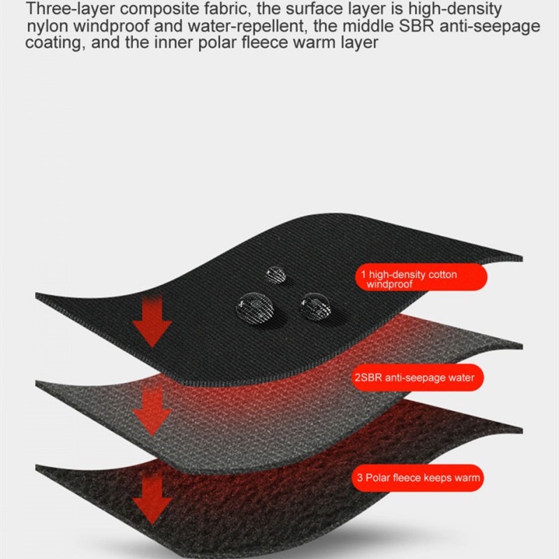 1 Đôi Găng Tay Hở Ngón Vải Nhung Giữ Ấm Mùa Đông Có Khóa Kéo Có Thể Chạm Màn Hình Cảm Ứng