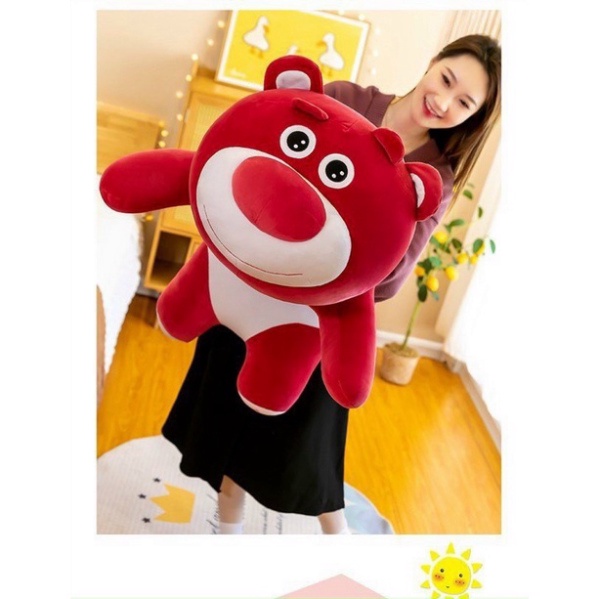 Gấu bông Lusxo Câu Chuyện Đồ chơi siêu hot,vải miniso thêu chữ tinh tế - Kanta store