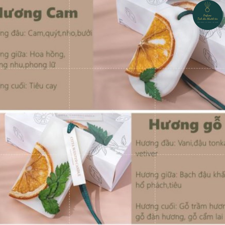 [Sáp thơm] Thơm xe, thơm phòng, thơm tủ quần áo  - CITTA 30g - Chất liệu sáp ong tự nhiên, thân thiện với người dùng