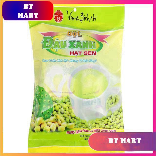 Bột đậu xanh hạt sen Bích Chi bịch 350g| SỮA ĂN SÁNG| BÁNH ĂN SÁNG| BÁNH | BỘT DINH DƯỠNG - BPMart - BT Mart