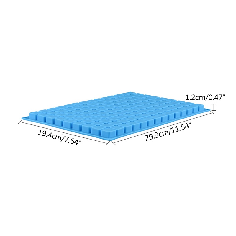 Khuôn Silicone 126 Ngăn Làm Đá Viên, Chocolate