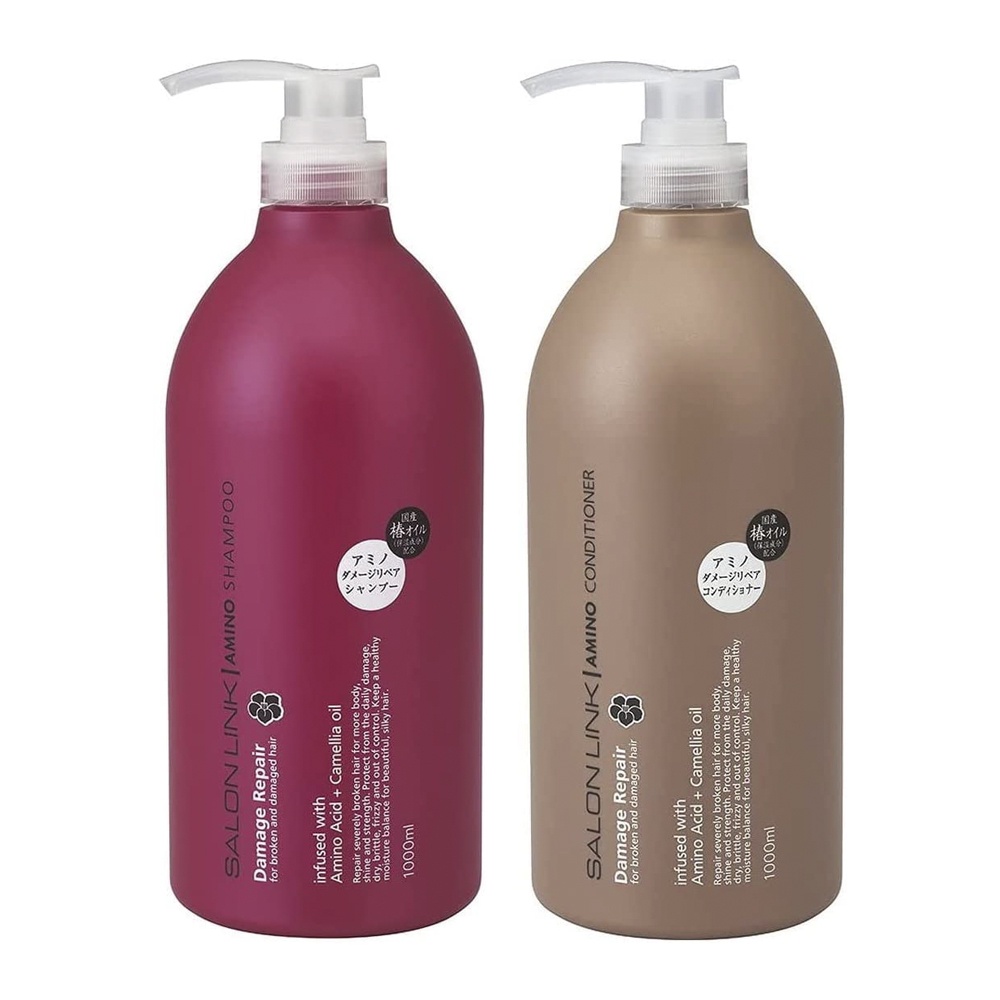 Dầu gội dưỡng và phục hồi tóc hư tổn Kumano Salon link Extra Shampoo 1000ml
