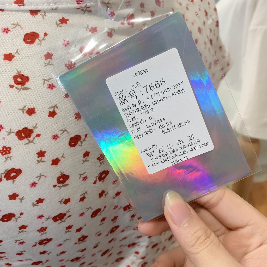 Áo croptop nữ Quảng Châu [VIDEO+ẢNH THẬT] Áo kiểu nữ tay ngắn dáng crt hoa nhí nhập Taobao phong cách trẻ trung - có sẵn | BigBuy360 - bigbuy360.vn