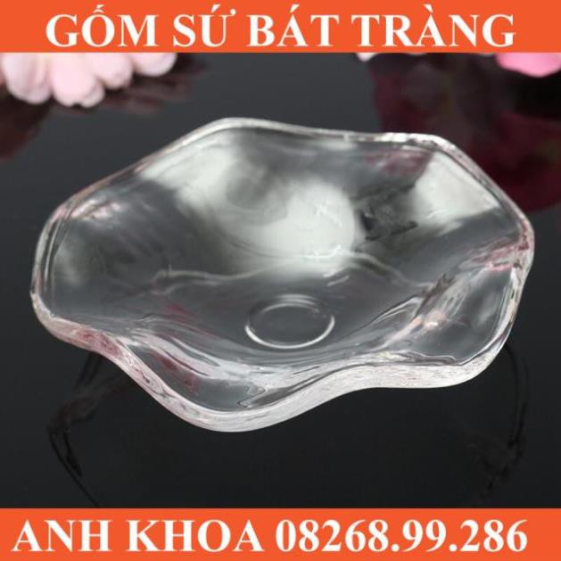 Đĩa thuỷ tinh dùng cho đèn xông thuỷ tinh hoặc đèn sứ Bát Tràng nha! - Gốm sứ Bát Tràng Anh Khoa