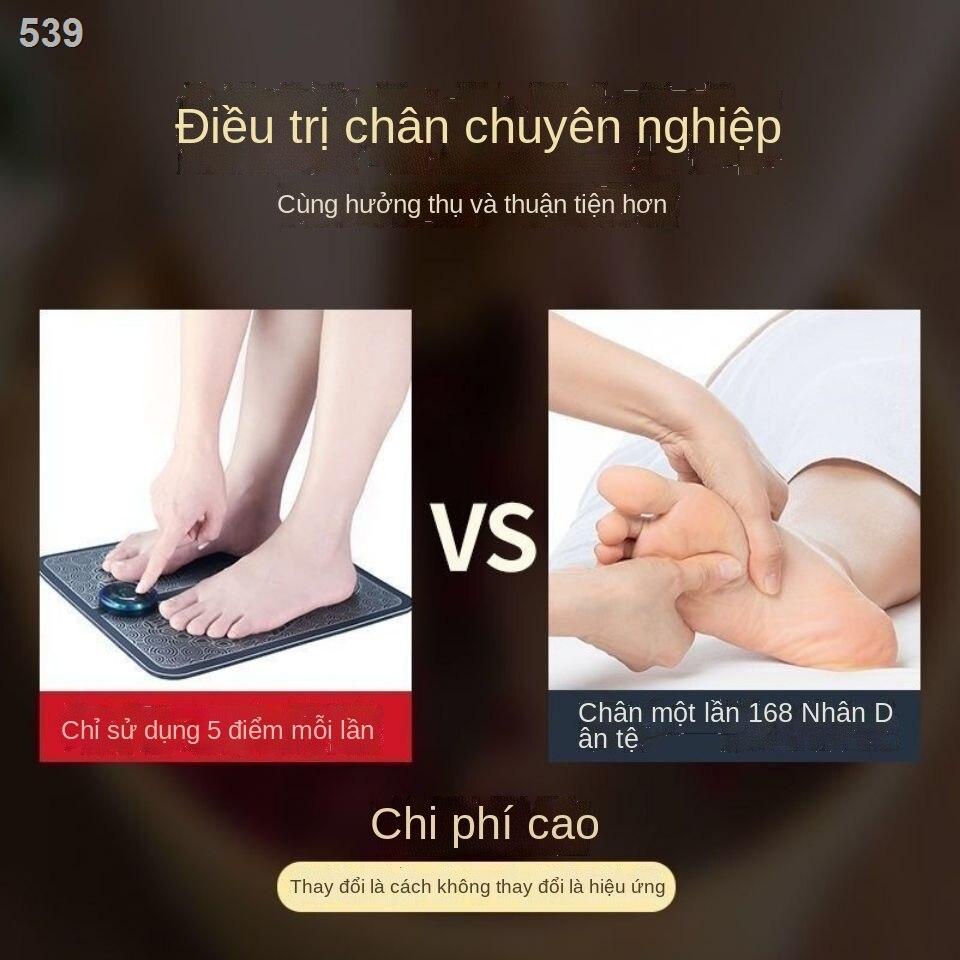 Máy massage chân EMS xung điện trị liệu tê mỏi chân 7 chế độ/ điện massage chân giúp lưu thông khí huyết vô cùng tốt