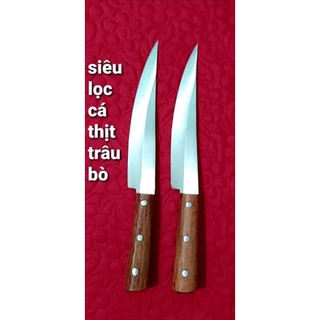 Dao phi le lọc cá, lợn, trâu, bò thép nhật không rỉ