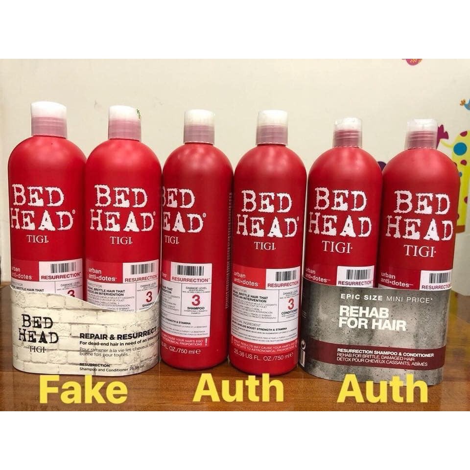 Dầu gội Tigi màu đỏ BED HEAD TIGI URBAN ANTIDOTES Resurrection Shampoo