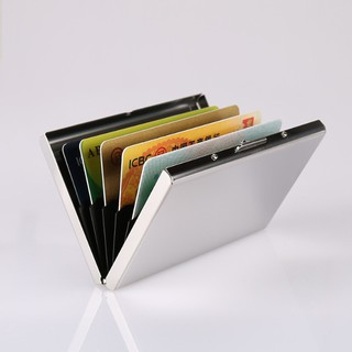Ví Đựng Thẻ Ngân Hàng, thẻ ATM, Hộp đựng Name Card nhiều ngăn bằng thép không gỉ tiện dụng - Go Home