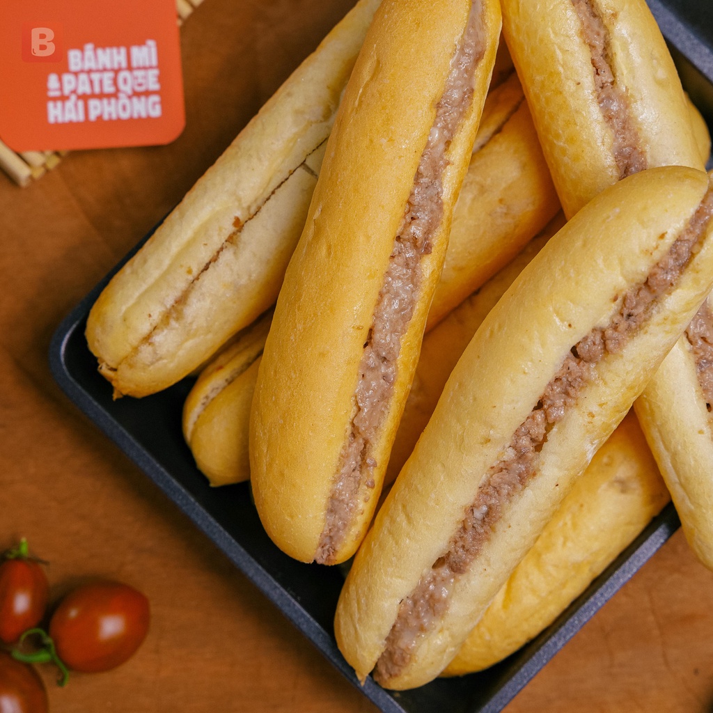 Bánh Mì Pate Que Hải Phòng Túi Đông Lạnh 10 Que