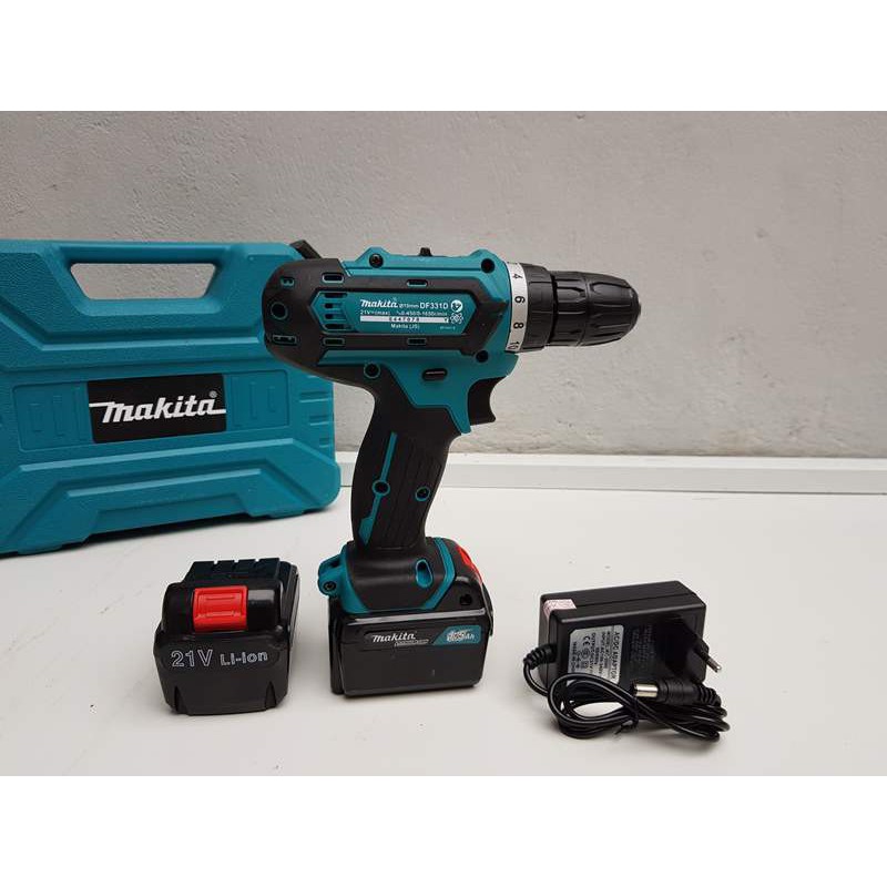 TẶNG MŨI KHOAN] Máy Khoan Dùng Pin MAKITA - 21V - 2 PIN