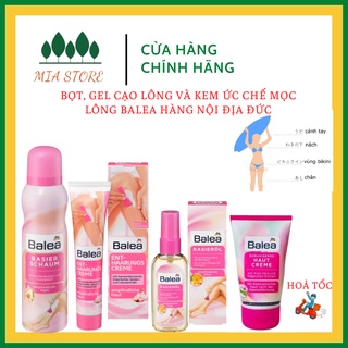CHE TÊN bọt cạo lông kem triệt lông ức chế lông mọc chậm dưỡng da sau cạo râu wax tẩy lông chân tay nách bikini BALEA